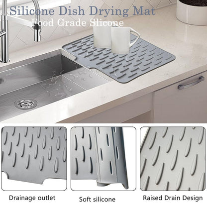 Silicone Dish Drying Mat for Kitchen