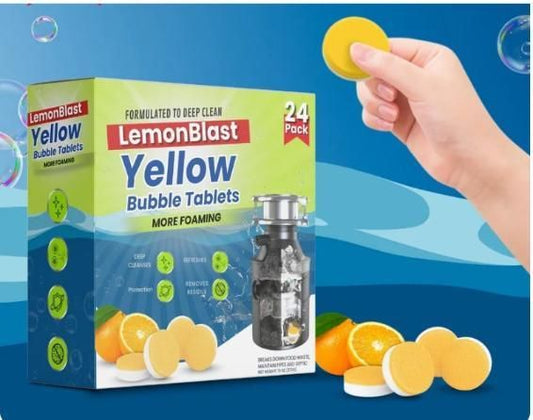 drainage cleaner  LemonBlast Yellow Bubble